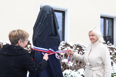 Odkritje doprsnega kipa dr Alfreda Šerka 15 Foto Ljubo Vukelič